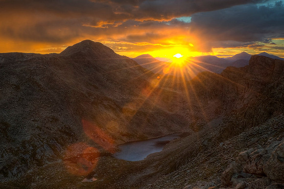 Sunset Over Mount Evans Wilderness