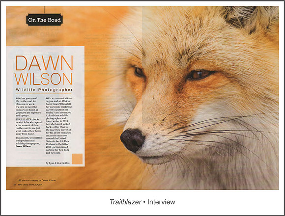 Full article: https://www.dawnwilsonphotography.com/trailblazerdawnwilson.pdf