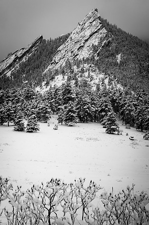 Flatirons_in_Snow_3_BW