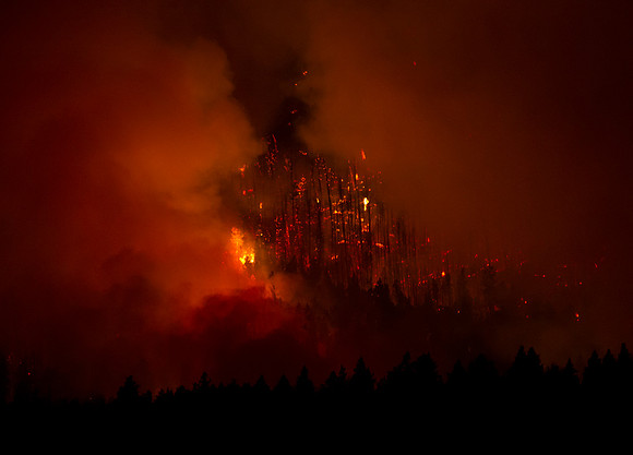 Raging High Park Fire