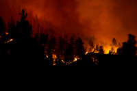 Fire Above Poudre Park