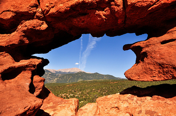 Pikes Peak at Siamese Twins
